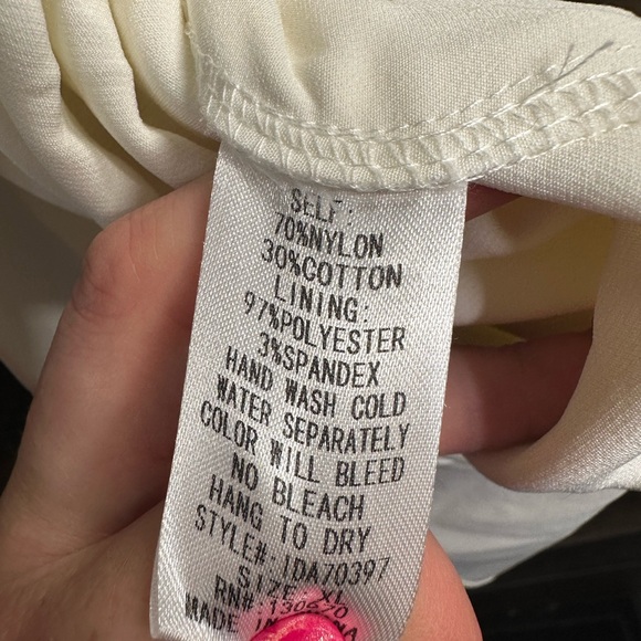 Lulu's Ivory Lace Midi Dress - Picture 11 of 12